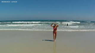 9.9.2023 Mahdia Palace Beach - Vlnky Si Pohrávají S Věrkou