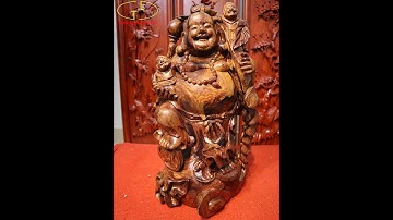 TƯỢNG PHẬY DI LẶC GỖ CẨM LAI-XƯỞNG TƯỢNG GỖ-ZALO:0355678885-0868688137