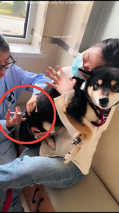Dog 🐶 Starts CRYING 😢 Before Injection… But Watch What Happens! 💉❤️ #Shorts