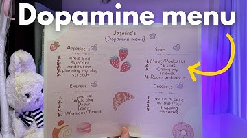 A piece of paper to STOP doom scrolling: dopamine menu (free template download)