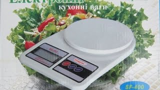 Электронные кухонные весы SF-400   Electronic kitchen scale SF-400