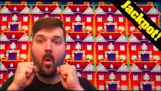 I FINALLY DID IT! Landing A Full Screen Of MANSIONS On Huff N More Puff! JACKPOT HAND PAY!