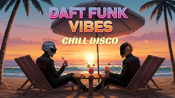 Daft Punk Inspired Sunset Funk 🌅 | Chill Disco x Neo Soul x Lounge Vibes