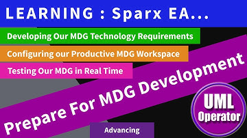 Prepare For Sparx EA MDG Development