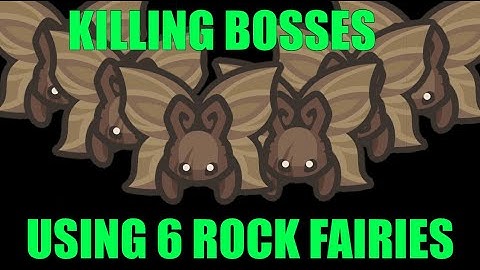 Taming.io - Killing bosses with 6 rock fairies!! (emotional😔😭)