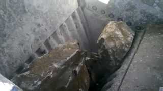 terex pegson xa400s jaw crusher in quarry
