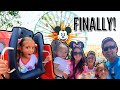 FINALLY Tall Enough to Ride THRILLING ROLLER COASTER at CALIFORNIA ADVENTURE! / Life As We GOmez