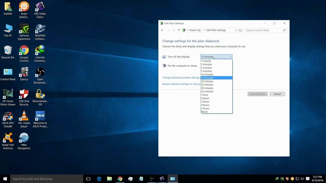 How to set screen timeout in windows 10 | Windows 7 | 8-8.1 | 10