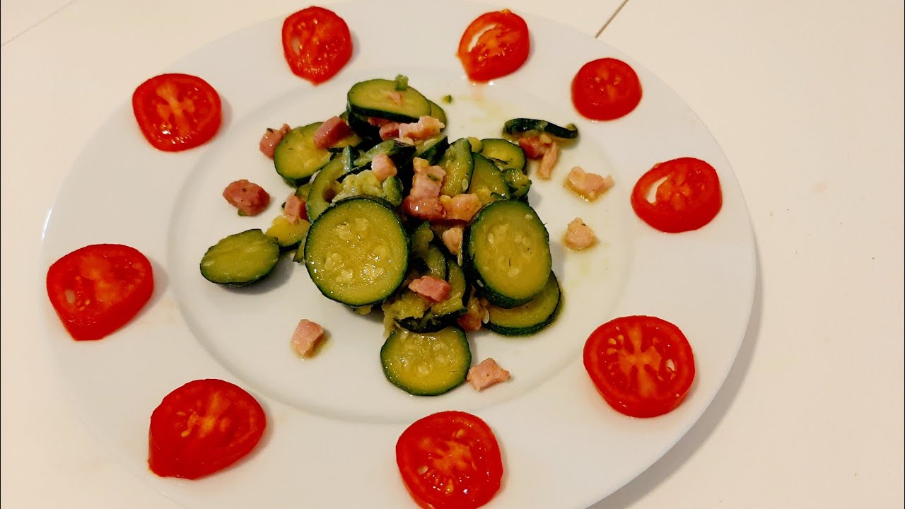 DELIZIOSE ZUCCHINE TRIFOLATE CON PANCETTA