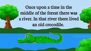 Story in English |The Crocodile and the Monkey |Story English|3 minute story|story|English Learning|