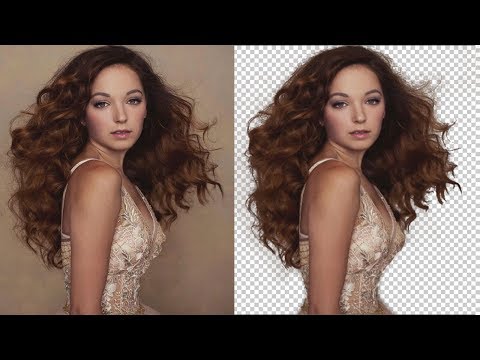 Photoshop Tutorials | How to cut out hair in Photoshop | Remove Background