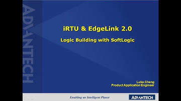 Advantech iSensing e-Learning Video: iRTU Module6- LogicBuildingWithSoftLogic