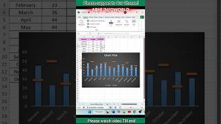 Learn Line and Bar Chart in Excel #shorts #shortsvideo #excel #shortsfeed