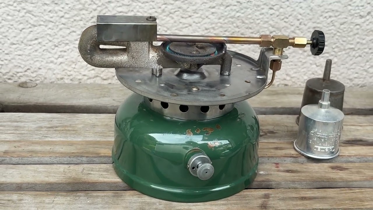 Coleman コールマン 500 Speedmaster ストーブ クッカー 1953年製コールマン500スピードマスター グリーンモデル星形八角ゴトク