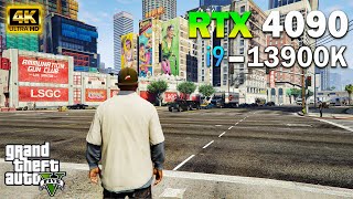GTA V after 10 years in RTX 4090 24GB | 4K | ULTRA Settings (Performance Test)