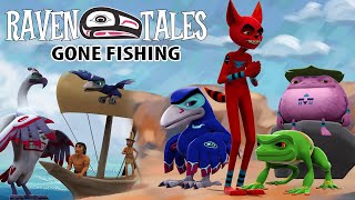 Raven Tales CGI Cartoon National Geographic Presents 2020 || Raven Gone Fishing