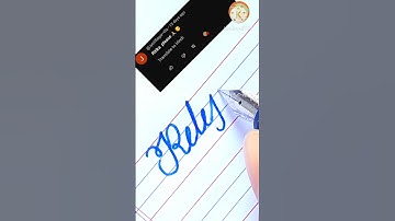 RITIKA💜💗💜 Beautiful Name In Cursive Writing | Cursive writing Video #yourmean #shorts