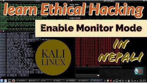 Learn Ethical Hacking : Enable Monitor Mode in kali linux 2020 in less than 4 to 2 minutes  | Part-2