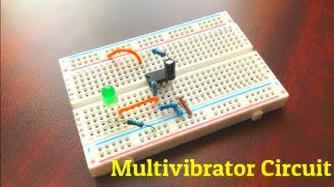 MULTIVIBRATOR/Blinking LED Circuit Using LM358 Op-Amp