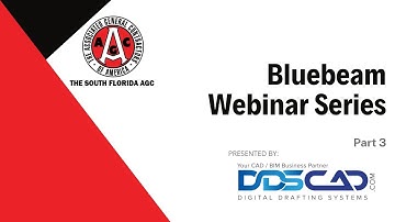 Bluebeam Webinar Series Part 3 - Submittals & Studio