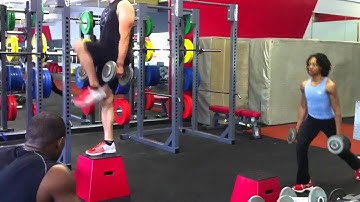 Reverse Lunge-to-Step Up
