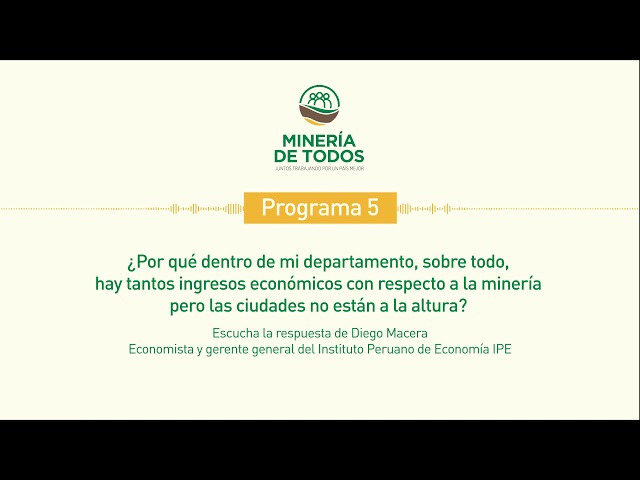 Puedes resolver tus dudas sobre la actividad minera formal en nuestro país, directamente con nosotros en https://www.facebook.com/mineriadetodos.