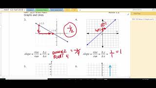 MAT 123 Finite Math Section 1.2 Part 1 Graphs of Linear Equations