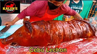 Cebu Lechon | KaLeb's Crispy Lechon Cebu | How To Primal Cut/Chop Whole Lechon