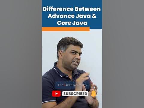 Difference Between Core Java & Advance Java | Java Interview Question ...