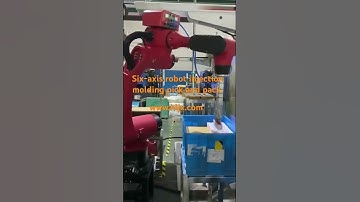 Six-axis robot injection molding pick and pack