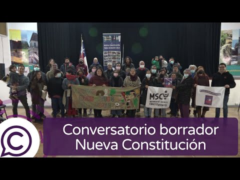 Conversatorio sobre borrador de la Nueva Constitución en Pichilemu