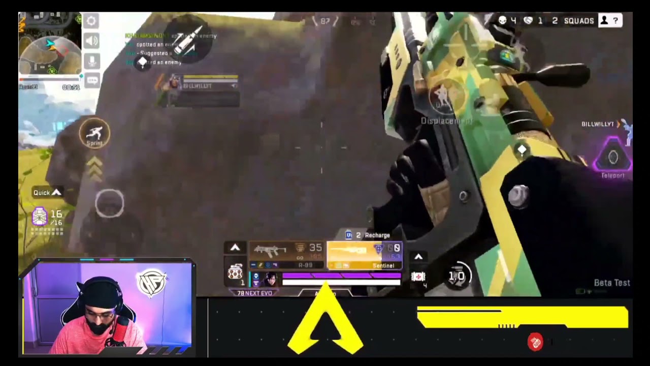 1v3 against the tryhards in Apex Legends Mobile |AGENTHP