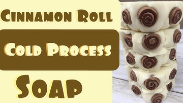 Cinnamon Roll Soap | Cold Process Soap Making