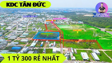 Chính chủ gửi bán lô đất đẹp giá rẻ nhất 1 tỷ 300 KDC Tân Đức_Đức Hòa Hạ_Đức Hòa_Long an
