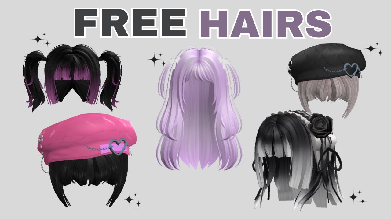 6 NEW FREE HAIRS IN ROBLOX! 