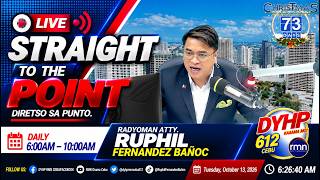 STRAIGHT TO THE POINT | Oktubre 14, 2026 - Miyerkules