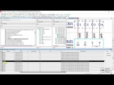 Eplan P005014 - Connection and connecting point have differing connection point types