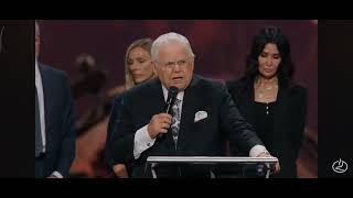 Dodie Osteen Funeral Pastor John Hagee with Pastor Joel Osteen 