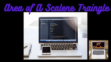 C program to find the area of a scalene triangle | Math function.