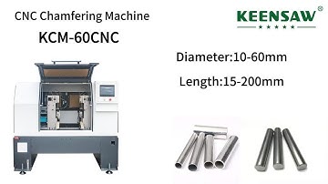 60CNC double end chamfering and drilling machine