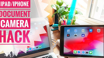 Tutorial - iPhone Document Camera (using Quicktime, iPhone, & Screencastify)