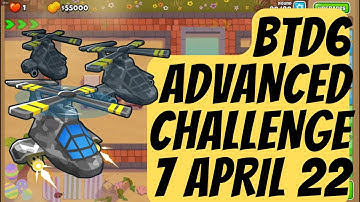 Bloons TD 6 - Daily Advanced Challenge - "Underrated Tower" - 7 April 2022 - BTD6