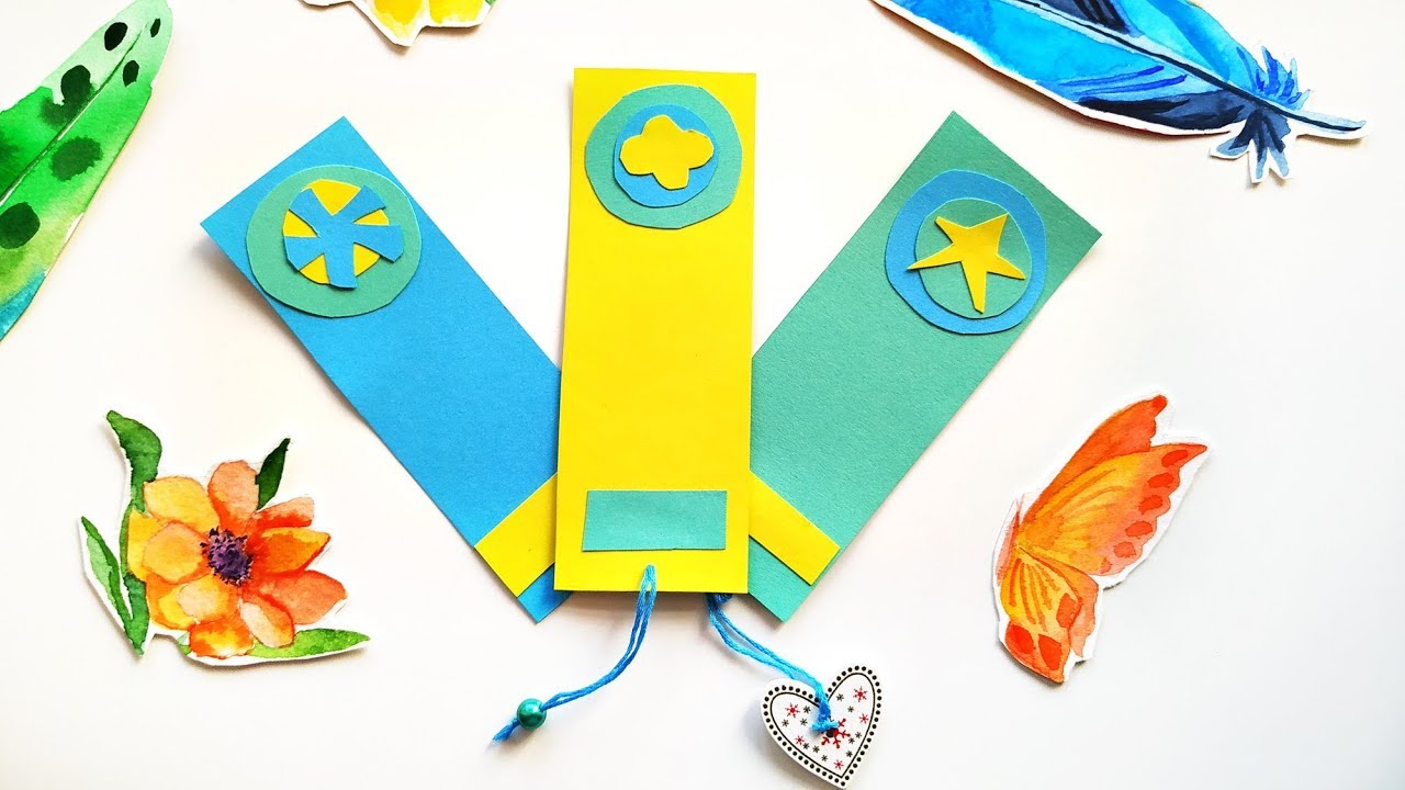 Easy DIY Bookmarks Set - Cute Paper Crafts Ideas to Sell \ 5 Minute