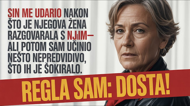 Sin me udario nakon što je njegova žena razgovarala s njim—ali potom sam učinio nešto nepredvidivo