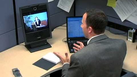 Cisco (TANDBERG) 1000 MXP Videoconferencing in Use