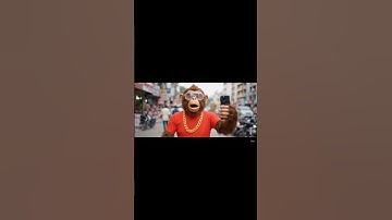 how to making a ai monkey vlogger/blogger video( AI से बंदर का ब्लॉग वीडियो कैसे बनाए )
