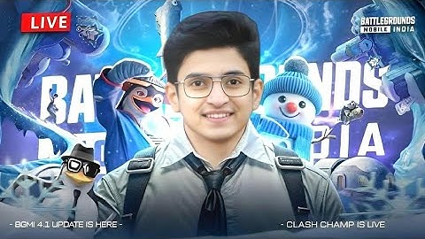BGMI new 4.1 Update Gameplay| BGMI w CLashChampLive🚀 #bgmi #bgmilive #bgmilivestream #livestreaming