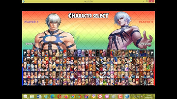 Orochi and Mizuchi In CVS POTS Style Adapted for Capcom Vs SNK Evolution Kore