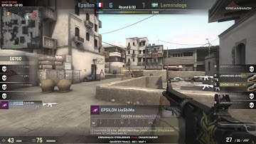 LEMONDOGS vs EPSILON - QUARTER FINALS - MAP 1 - (Dreamhack Summer 2014)