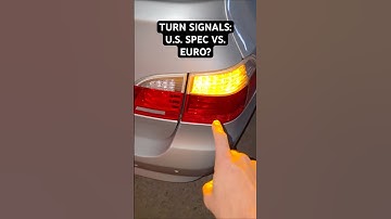 Turn signals, American spec versus Euro spec, which is best?